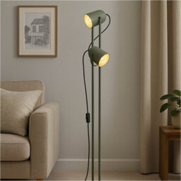 Loops 2 Pack Stylish Modern Green Ceiling Spotlight For Any Indoor Room - thumbnail 3