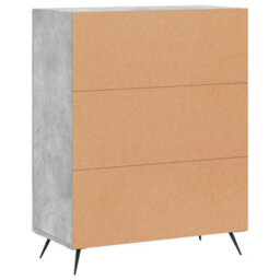 Berkfield Classic Sideboard Concrete Grey 69.5X34X90 Cm Engineered Wood - thumbnail 8