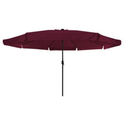 Berkfield Modern Garden Parasol Red, Black 395 X 395 X 245 Cm Polyester, Steel - thumbnail 4