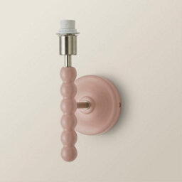 Valuelights Bobbin Rose Pink Wall Light Base - thumbnail 2