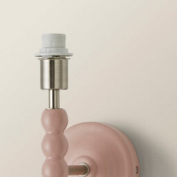 Valuelights Bobbin Rose Pink Wall Light Base - thumbnail 3