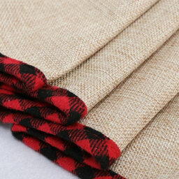 Living And Home Burlap Merry Christmas Tree Skirt Collar Christmas Decoration Xmas Ornament - thumbnail 3