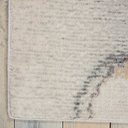 Grey Abstract Modern Luxurious Cotton Backing Rug For Living Room And Bedroom-117Cm X 178Cm - thumbnail 5