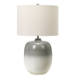 Elegant Ivory Shade Table Lamp With Led E27 Bulb - thumbnail 2