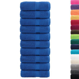 Berkfield Durable Premium Guest Towels Solund 10Pcs Blue 30X50Cm 600Gsm