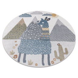 RugsX Carpet Bono 8275 Circle Lama Cream / Light Grey  Circle 160 Cm - thumbnail 4