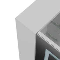 Thehotsale 3 Door Wall Mounted Bathroom Mirror Cabinet With Led And Shaver Socket - thumbnail 7