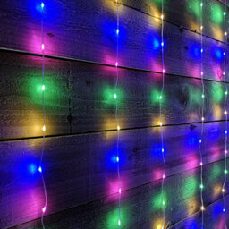 Samuel Alexander 2.1M 300 Led Indoor Outdoor Party Curtain Christmas Lights In Multi Coloured - thumbnail 7