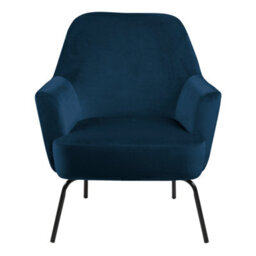Furniture To Go Melissa Lounge Chair In Navy Blue - thumbnail 2