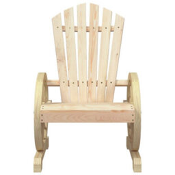 Berkfield Garden Adirondack Chair Solid Wood Fir - thumbnail 4