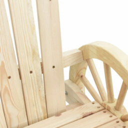 Berkfield Garden Adirondack Chair Solid Wood Fir - thumbnail 7