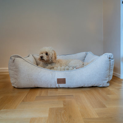 All Pond Solutions Allpetsolutions Willow Premium Luxury Dog Bed - Ivory Cream - image 1