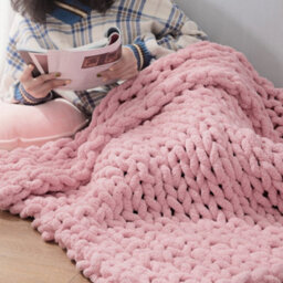 Living And Home Pink Soft Warm Blanket Fluffy Throws For Sofa Bed 1500mm(L) - thumbnail 2