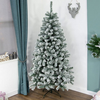 The Christmas Workshop 72069 6Ft Snowy Cone Artificial Christmas Tree - image 1