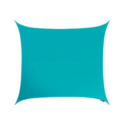 Kookaburra 3.6M Square Waterproof Azure Garden Patio Sun Shade Sail Canopy 98% Uv Block With Free Rope - image 1