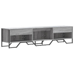 Berkfield Modern Tv Cabinet Grey Sonoma 180X34X41 Cm Engineered Wood - thumbnail 6