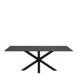 Wyld Haus Perth 200Cm Black Ceramic Rectangular Dining Table With Industrial Metal Legs - thumbnail 3