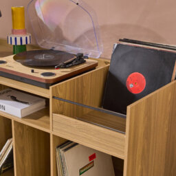 Sweeek - 130Cm Vintage Vinyl Furniture Xl With  Wood Effect Dune Natural 130X50X80 Cm - thumbnail 5