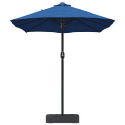Berkfield Garden Parasol Blue 385 X 209 X 244 Cm Fabric - thumbnail 5