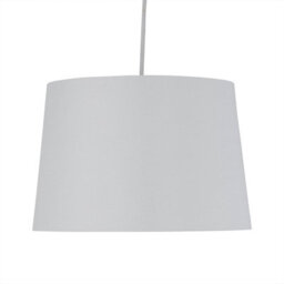 First Choice Lighting Set Of 2 Zoey - White With Silver Easy Fit Pendant Or Lamp Shades - thumbnail 3