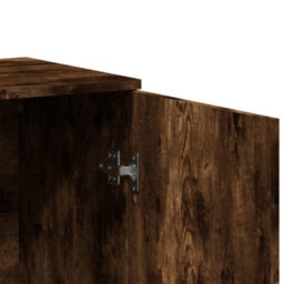Berkfield Sideboard Smoked Oak 79X38X80 Cm Engineered Wood - thumbnail 9