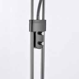 Luminosa Lighting Luminosa Rome Mother And Child Floor Lamp Black Chrome, Opal Glass, E27 - thumbnail 4