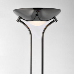 Luminosa Lighting Luminosa Rome Mother And Child Floor Lamp Black Chrome, Opal Glass, E27 - thumbnail 2