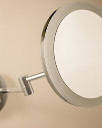 Cosmic Magnifying Mirror, Wall Mounted, X5, Adjustable Led Light, Matt Black, Architect Collection (4,5W 100-240V) - thumbnail 3
