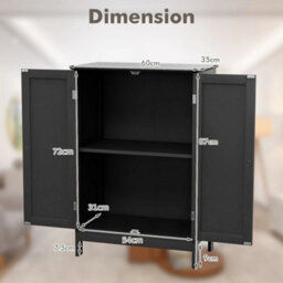 Bathroom Storage Cabinet Freestanding Storage Organizer Cabinet - thumbnail 2