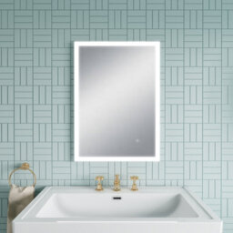Hudson Reed 700 X 500mm Led Mirror - Brushed Brass  (13042) - thumbnail 7