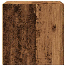 Berkfield Wall Mounted Tv Cabinet 2 Pcs Old Wood 30.5X30X30 Cm - thumbnail 5