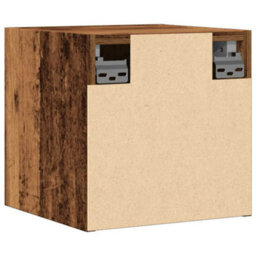 Berkfield Wall Mounted Tv Cabinet 2 Pcs Old Wood 30.5X30X30 Cm - thumbnail 6