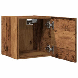 Berkfield Wall Mounted Tv Cabinet 2 Pcs Old Wood 30.5X30X30 Cm - thumbnail 7