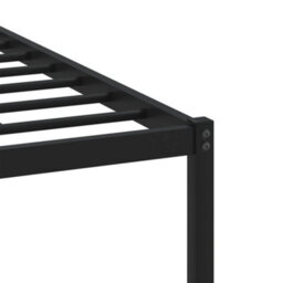 Berkfield Metal Bed Frame Without Mattress Brown Oak 120X190 Cm Small Double - thumbnail 8