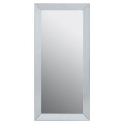Orsina Champagne Large Rectangle Wall Mirror, Wardrobe Wall Mirror, Decorative Room Mirror, Wall Mounted Mirror