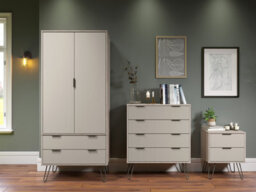 Core Products Augusta Driftwood 2 Drawer Bedside Cabinet H57.0Cm X W45.0Cm X D39.5Cm - thumbnail 7