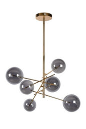 Lucide Alara Modern Pendant Light 72Cm - Led - G4 - 6X1,5W 2700K - Gold - thumbnail 2