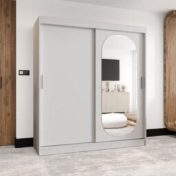 Arte Radiant White Royal Sliding Door Wardrobe 1800mm X 2000mm X 620mm - A Bright And Sophisticated Storage Sanctuary - thumbnail 2