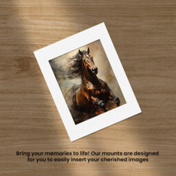 Ak Frames 14X11 White Picture Mounts To Fit 10X8 Aperture Size - Mount Board Only (No Frame Included) - thumbnail 5