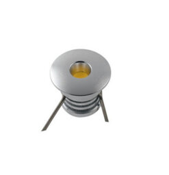 Luminosa Lighting Luminosa Starlight Led Recessed Downlight White, Silver 1.8X1.8Cm