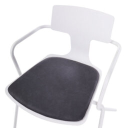 Beliani Set Of 2 Conference Chairs Manson Black/ White - thumbnail 7