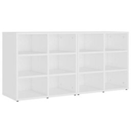 Vidaxl Shoe Cabinets 2 Pcs White 52.5X30X50 Cm - thumbnail 2
