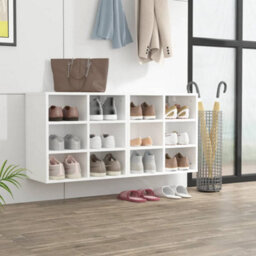 Vidaxl Shoe Cabinets 2 Pcs White 52.5X30X50 Cm - thumbnail 1