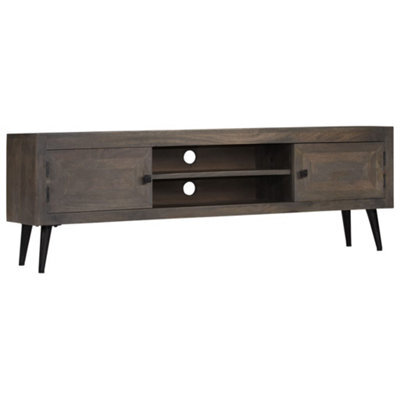 Berkfield Tv Cabinet Solid Mango Wood 140X30X45 Cm - image 1