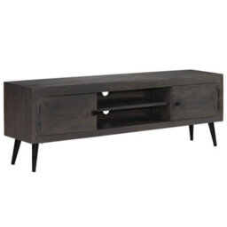 Berkfield Tv Cabinet Solid Mango Wood 140X30X45 Cm - thumbnail 2