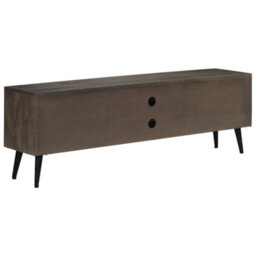 Berkfield Tv Cabinet Solid Mango Wood 140X30X45 Cm - thumbnail 4