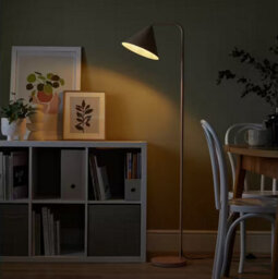 Cone Adjustable Floor Lamp In Rose - Stylish Lighting For Modern Living - thumbnail 2