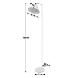 Cone Adjustable Floor Lamp In Rose - Stylish Lighting For Modern Living - thumbnail 3