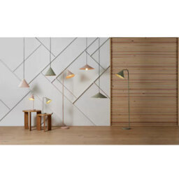 Cone Adjustable Floor Lamp In Rose - Stylish Lighting For Modern Living - thumbnail 9
