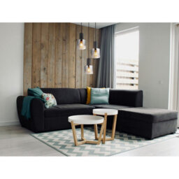 Luminosa Lighting Luminosa Jack Cluster Pendant Ceiling Light Matt Black Smoke Glass Shade 3X E27 - thumbnail 6